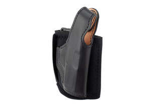DeSantis Die Hard Ankle Rig Holster for Sig P365 features a saddle-leather form